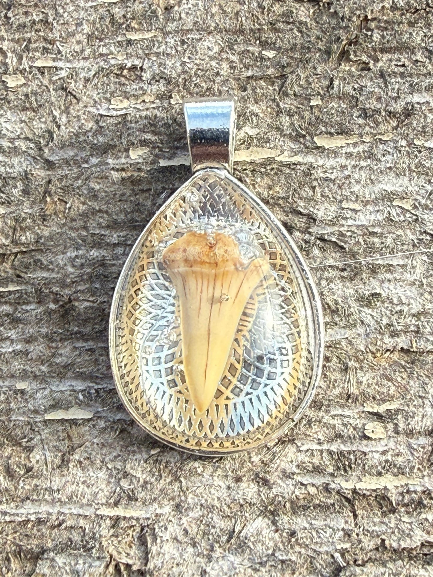Tooth Cabochon Pendant
