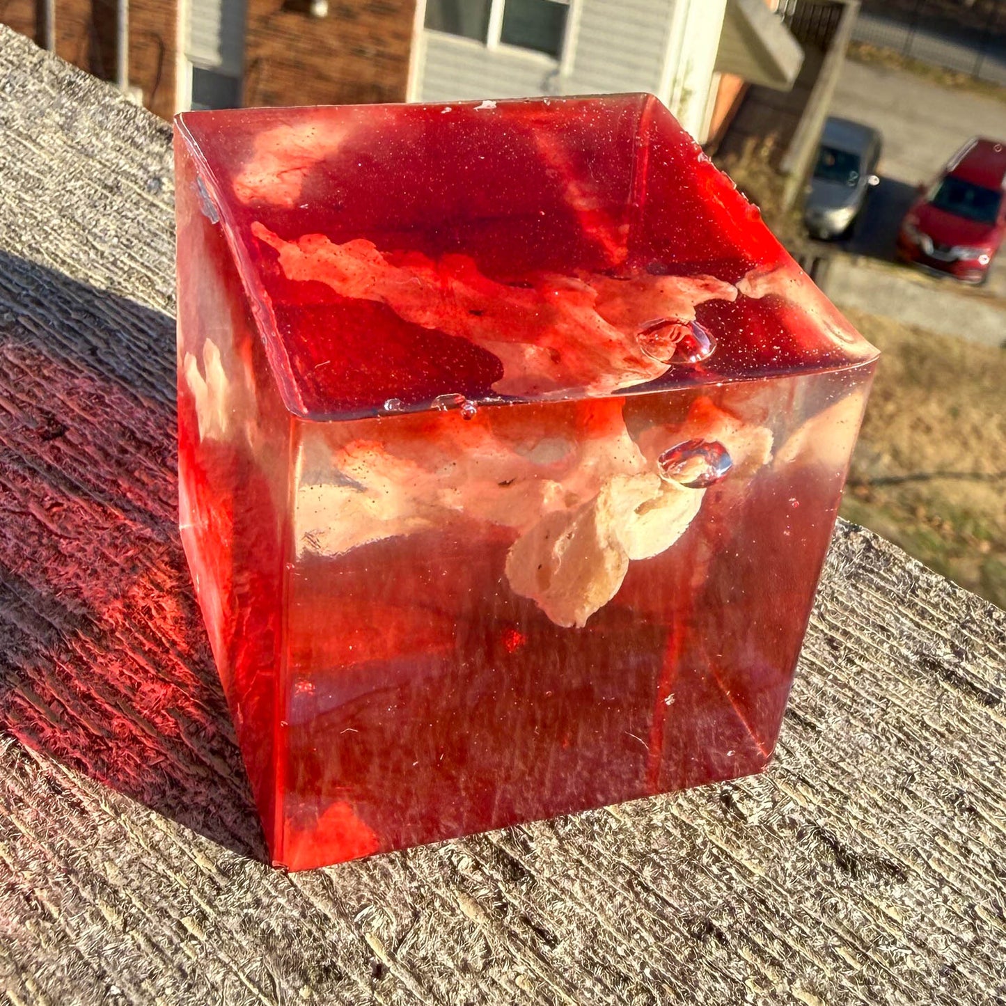 Red Ice Cube