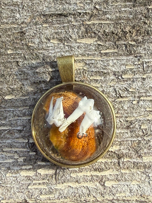 Teeth Cabochon Pendant